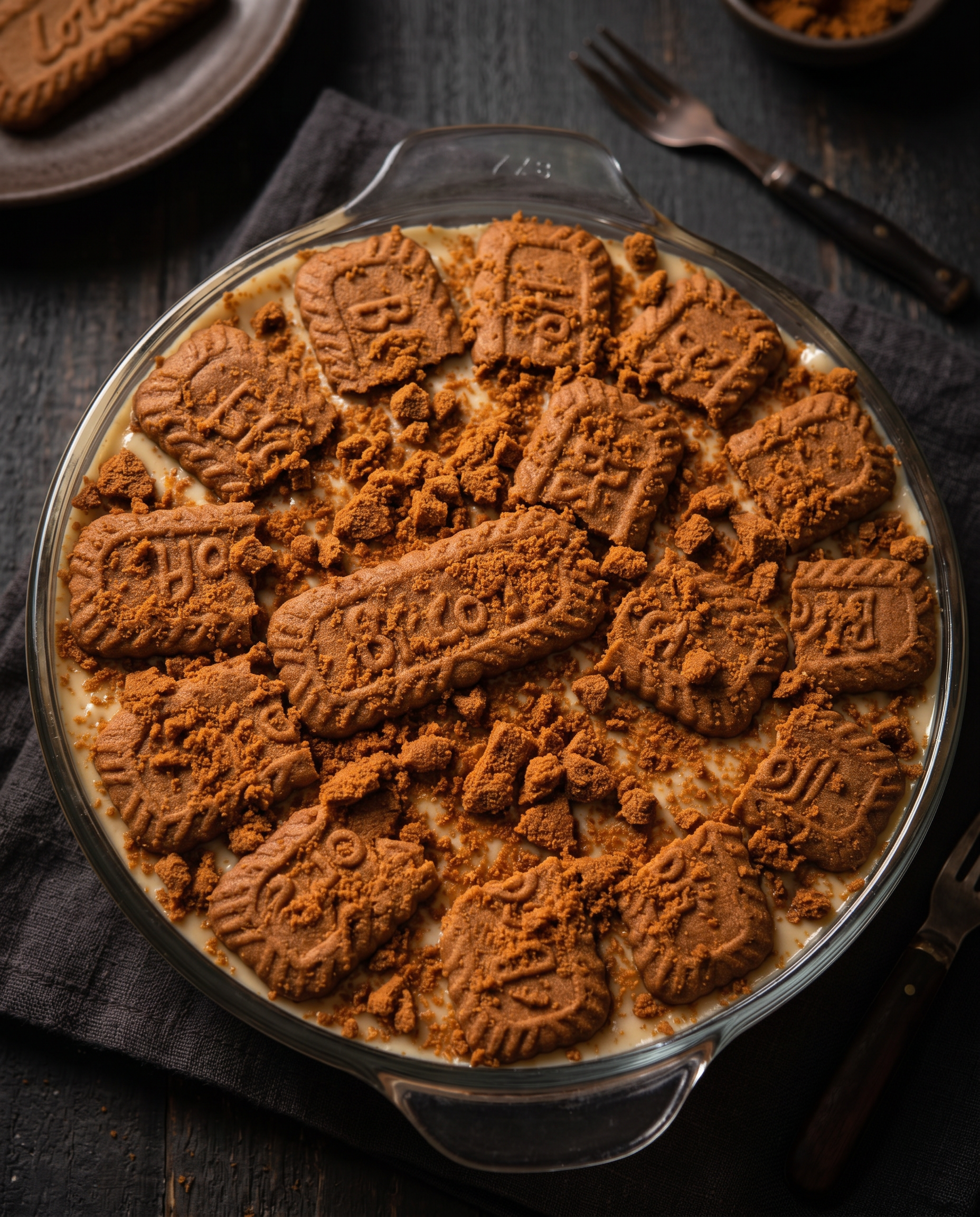 Biscoff banana pudding